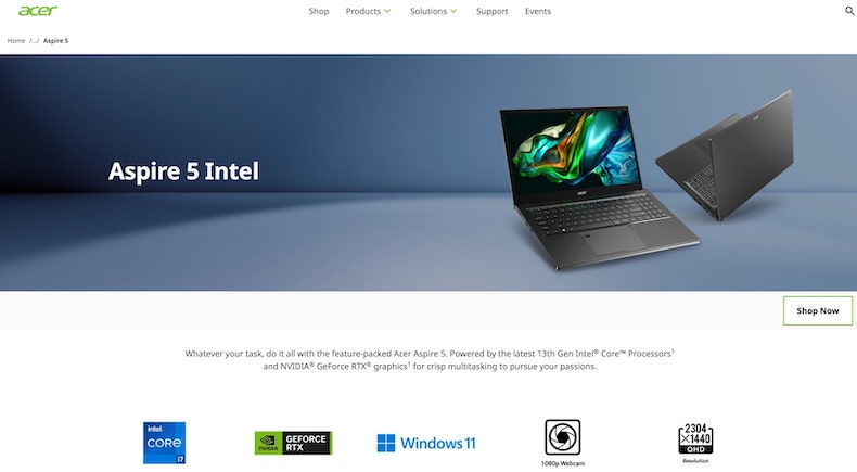 Acer Aspire 5 Intel