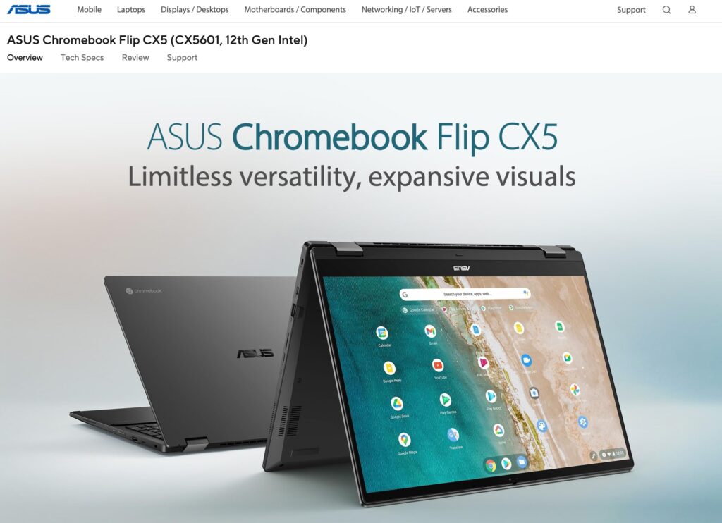 Asus Chromebook Flip CX5