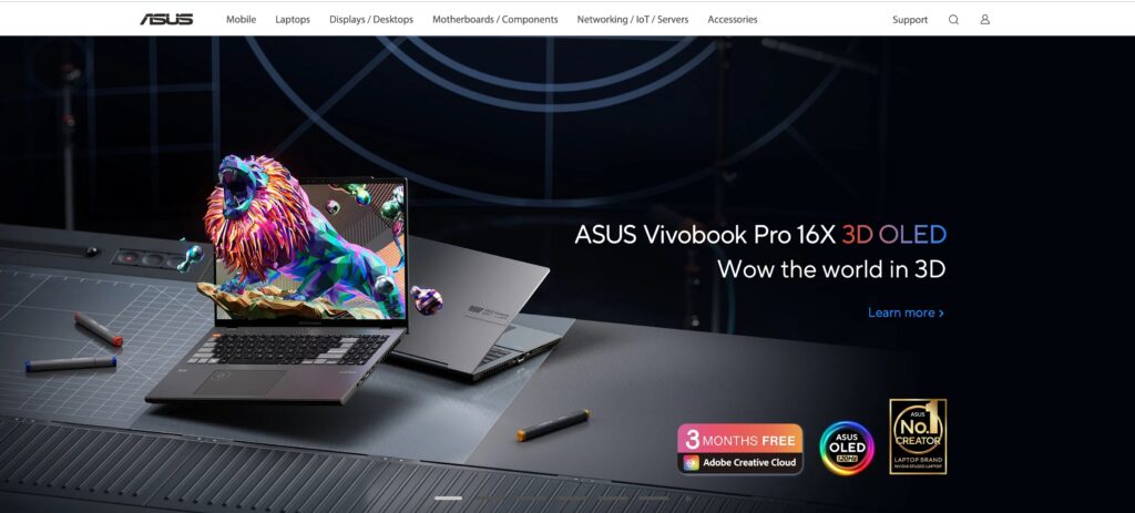 Asus Vivobook Pro 16X 3D OLED