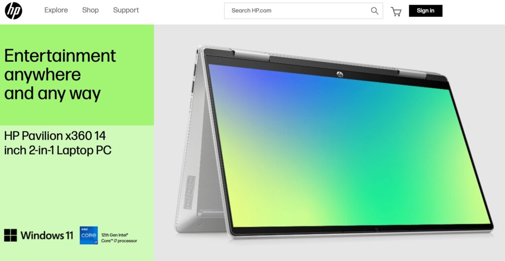 HP Pavilion x360 14 2-in-1