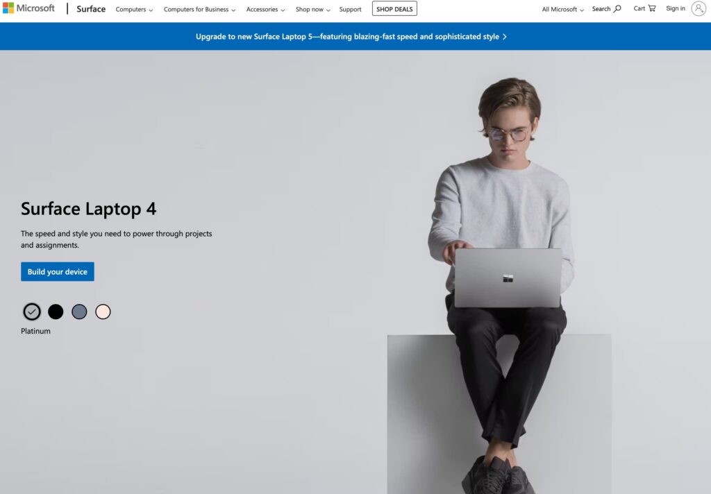 Microsoft Surface Laptop 4