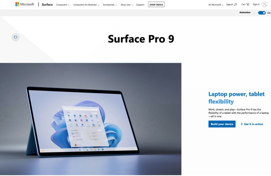Microsoft Surface Pro 9