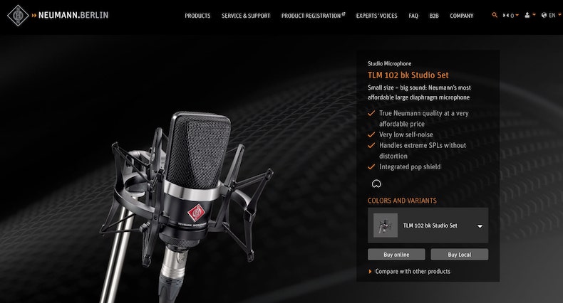 Neumann TLM-102 Condenser Microphone