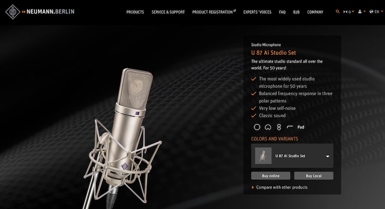 Neumann U87Ai Condenser Microphone
