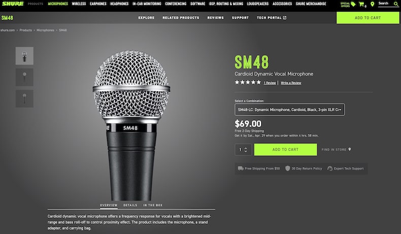 Shure SM48