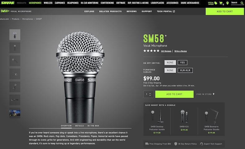 Shure SM58