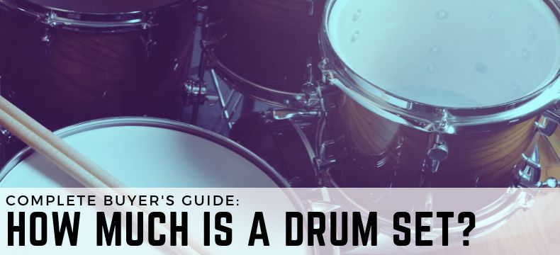 How Much Is a Drum Set? A drumset set up ready for playing.