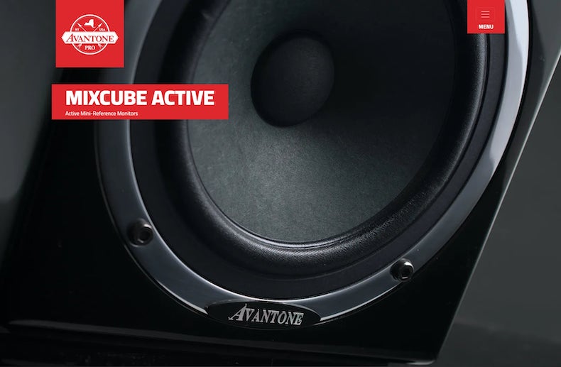 Avantone Audio MixCube is an active studio monitor version of the classic mono speaker that is considered a real-world reference.