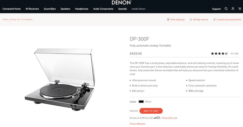 Denon DP-300F