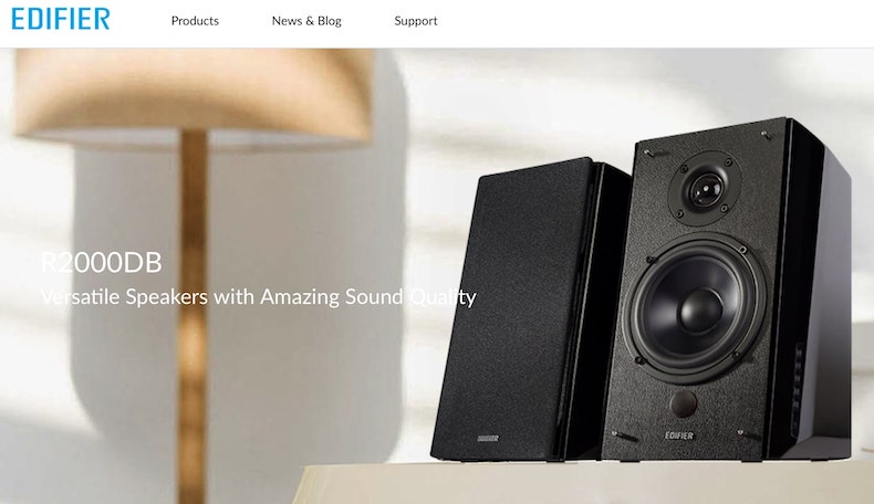 Edifier R2000DB are versatile speakers with surprisingly amazing sound quality.