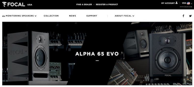 The Focal Alpha 65 Evo is an affordable offering from the high end French audio company. They are an excellent choice for anyone looking for quality studio monitors within an affordable price range.