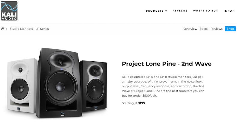 Kali Audio LP-6 V2 are a major upgrade from the first version that took the studio monitor market by storm. They deliver an extended frequency response and great sound quality.
