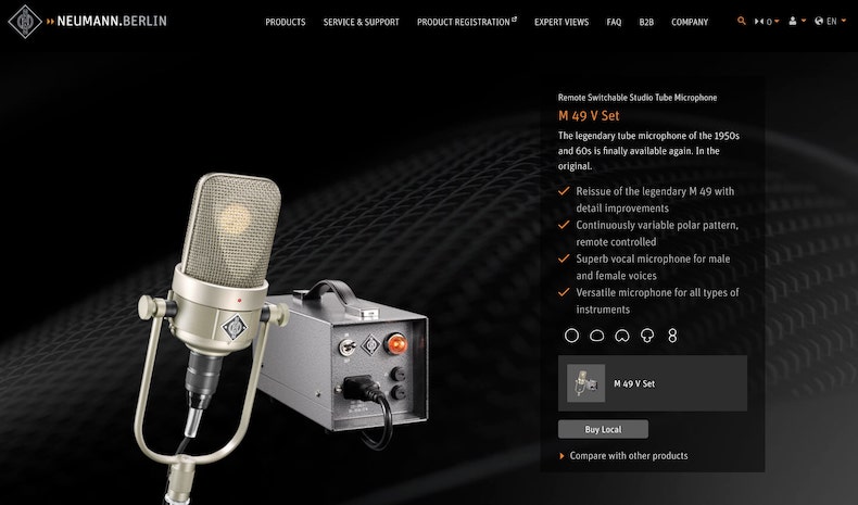 Neumann M49 V Tube Condenser Microphone