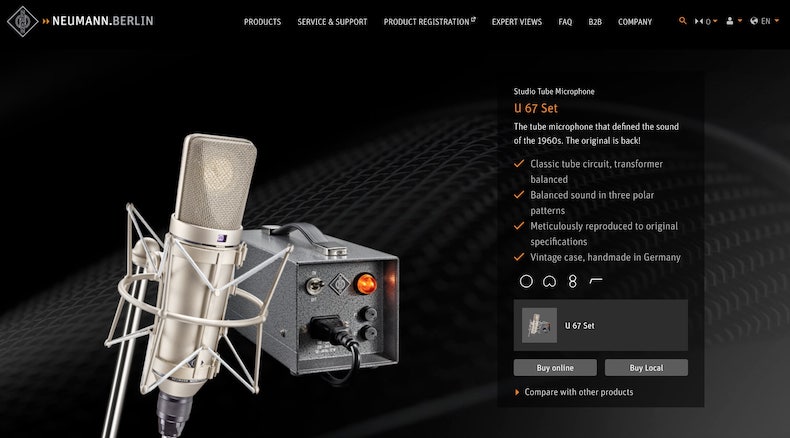 Neumann U67 Reissue Tube Condenser Microphone