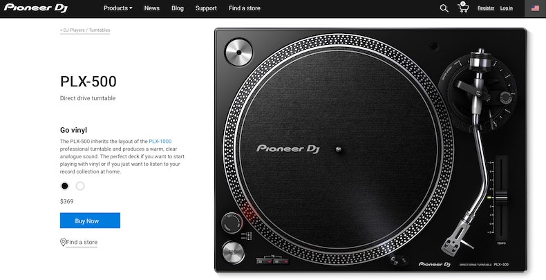 Pioneer PLX-500