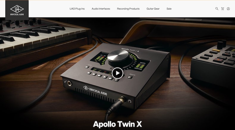 UA Apollo Twin X DUO Heritage Edition and Shure SM7B Mic Kit