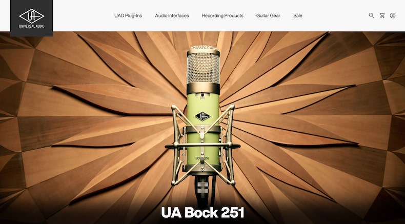 Universal Audio Bock 251 Large-diaphragm Tube Condenser Microphone