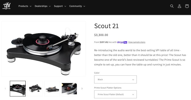 VPI Scout 21