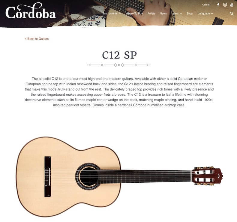 Cordoba C12 SP