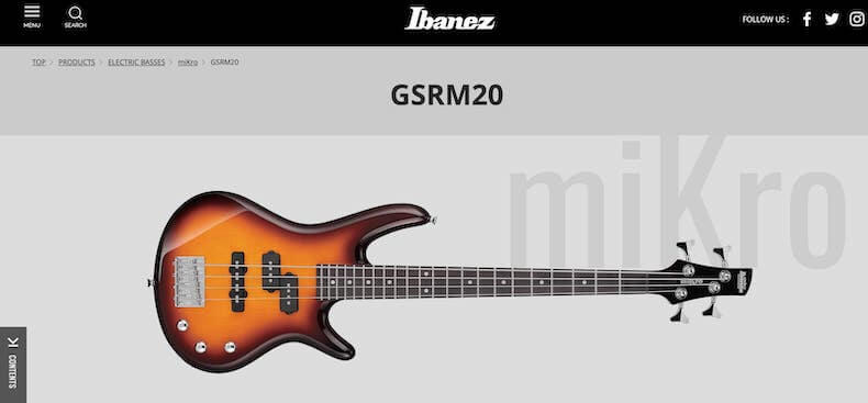 Ibanez GSRM20 Mikro