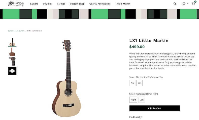 Martin LX1 Little Martin