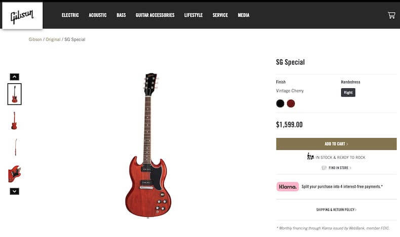 Gibson SG Special