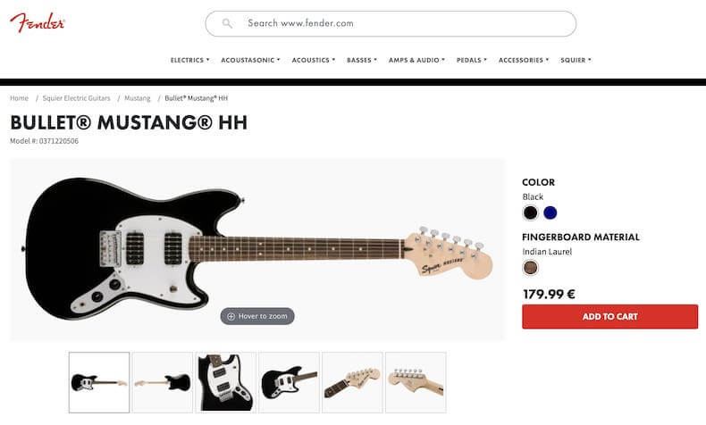 Squier Bullet Mustang HH