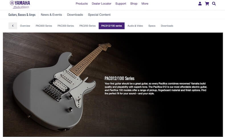 Yamaha Pacifica 112V
