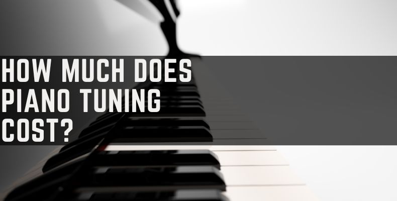 Guide: How Much Does Piano Tuning Cost? Looking down at the keyboard of a beautiful grand piano.