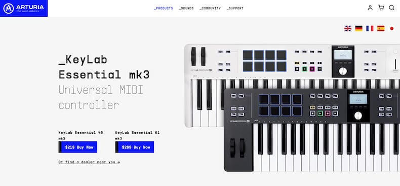 Arturia Keylab Essential mk3