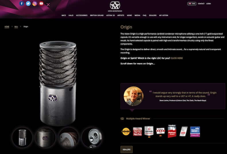 Aston Microphones Origin