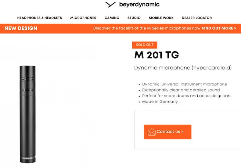 Beyerdynamic M201 TG