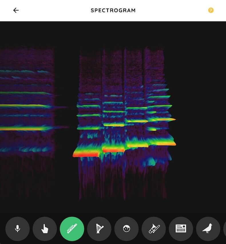 Chrome Music Lab - Spectrogram