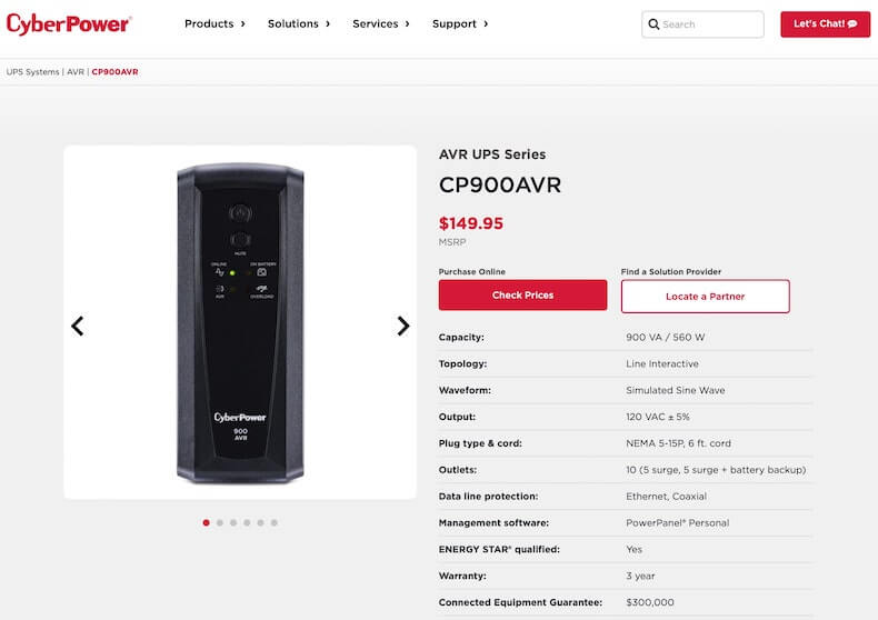 CyberPower CP900AVR