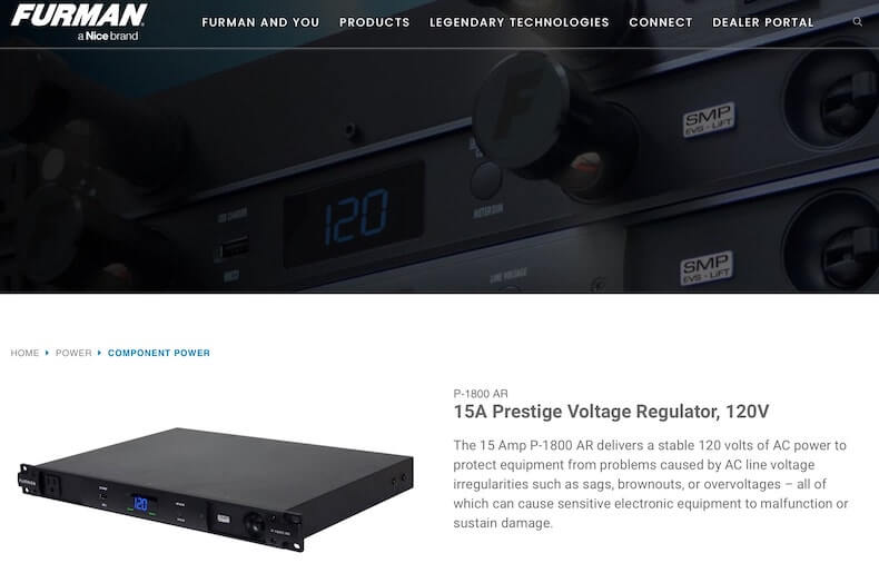 Furman P-1800AR