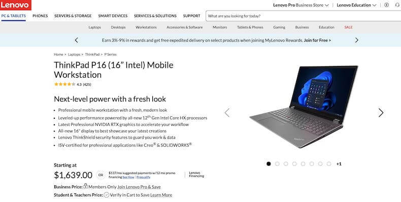 Lenovo ThinkPad P16