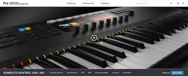 Native Instruments Komplete Kontrol S
