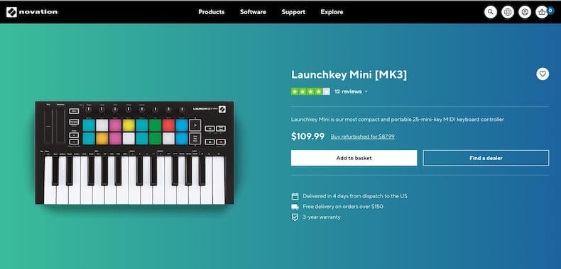 Novation Launchkey Mini [MK3]