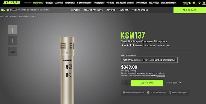 Shure KSM137
