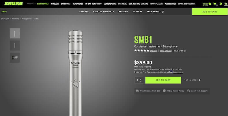 Shure SM81
