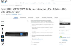 Tripp Lite Smart1500LCD