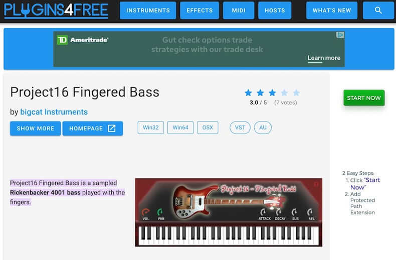 bigcat Instruments Project16 Fingered Bass