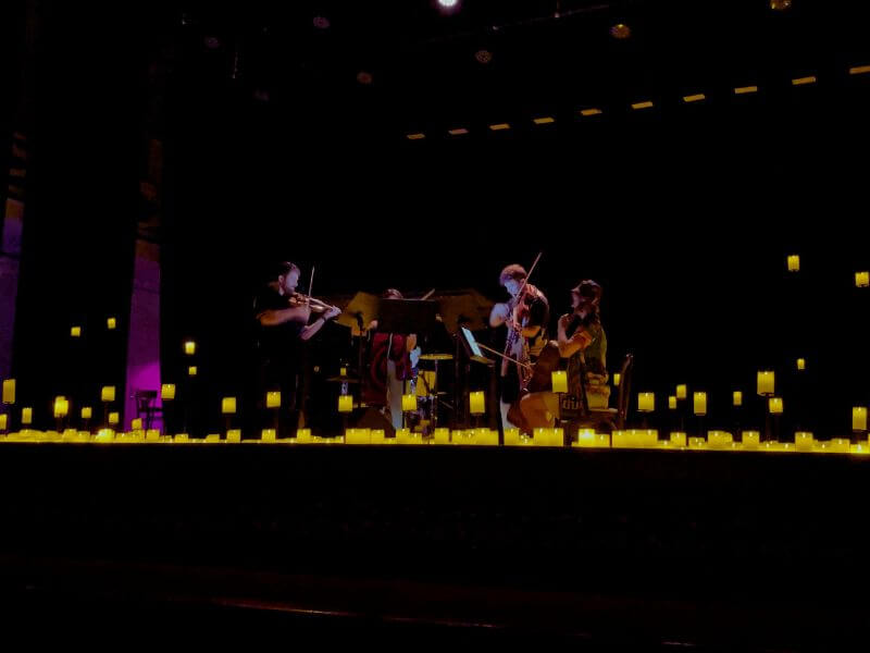 Candlelight Concerts: Electric Range during their performance at an intimate venue in Tampa, FL.