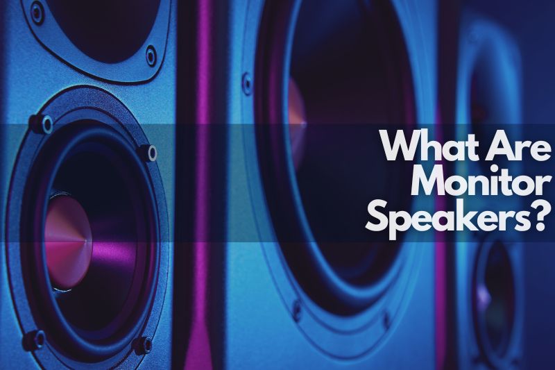 What Are Monitor Speakers: A close up of speakers