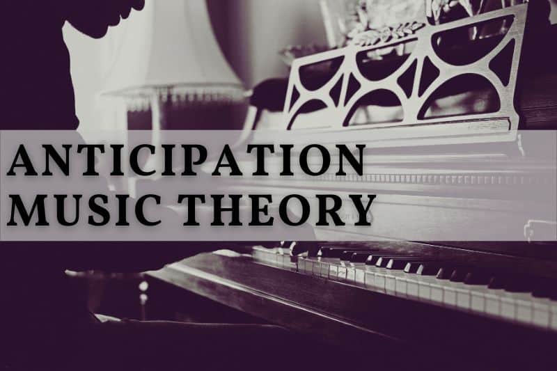 Anticipation music theory - a man playing a piano