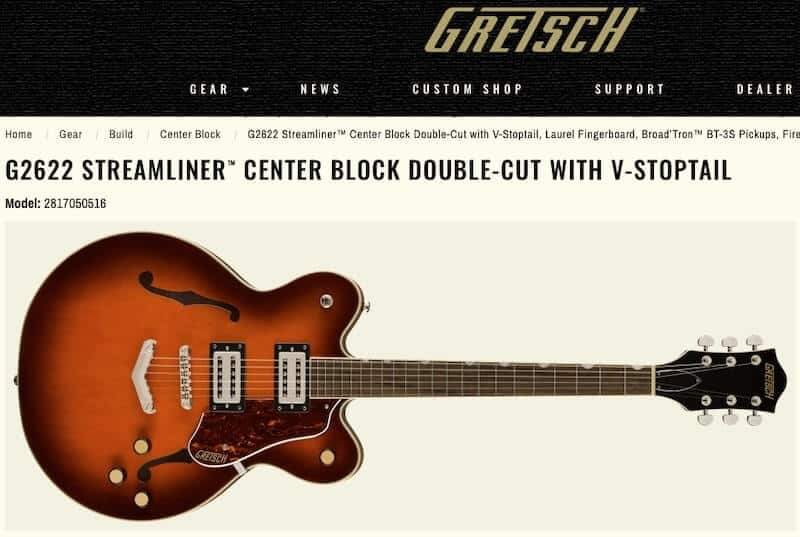 Gretsch G2622 Streamliner