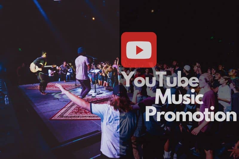 YouTube Music Promotion - a band playling live on stage in front of their fans