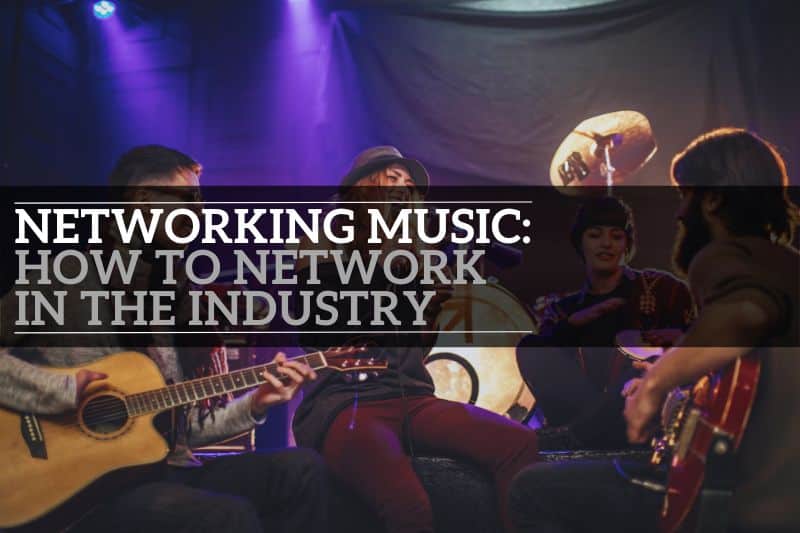 Networking music: A group of musicians sitting together and having fun while playing instruments and singing.